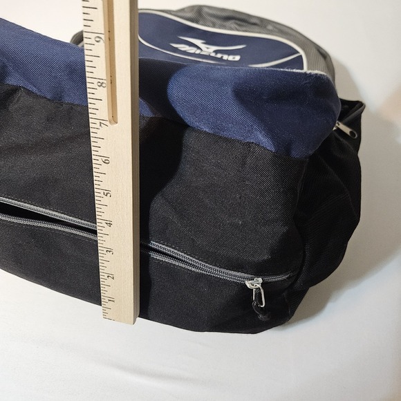 Mizuno Backpack AeroStrap Black Blue Durable Comfortable Laptop - Picture 5 of 8